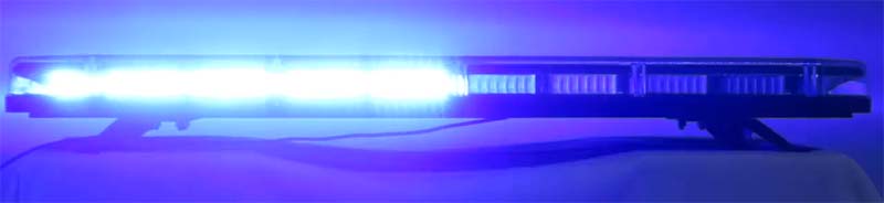 x LED rampa 921mm, modrá, 12-24V, homologácia ECE R65