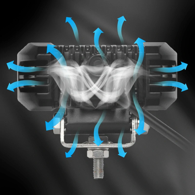 LED svetlo obdĺžnikové, 2x10W, ECE R10, R149