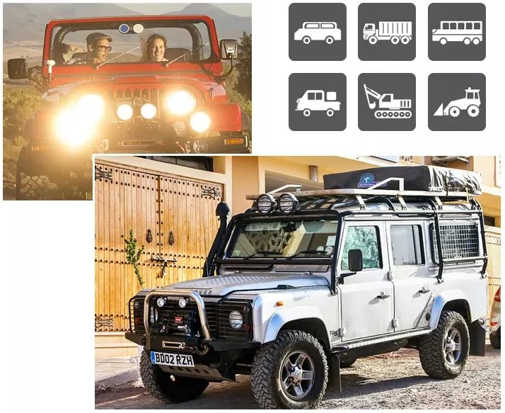 LED svetlo mini štvorcové, 1x10W, 36x36mm, rozptýlený paprsok, ECE R10