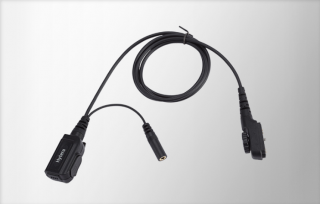 Sada ACN-01; tlačidlo PTT + mikrofón pre slúchadlá k rádiostaniciam Hytera