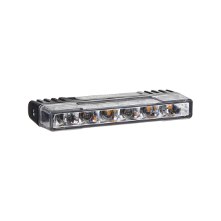 PROFI SLIM výstražné LED svetlo vonkajšie, do mriežky, oranžové, 12-24V, ECE R65