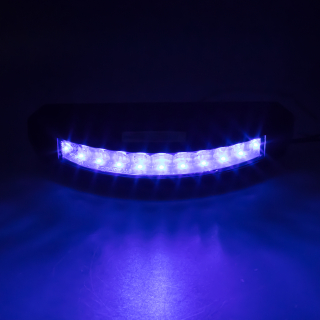 PROFI výstražné LED svetlo vonkajšie, modré, 12-24V, ECE R10