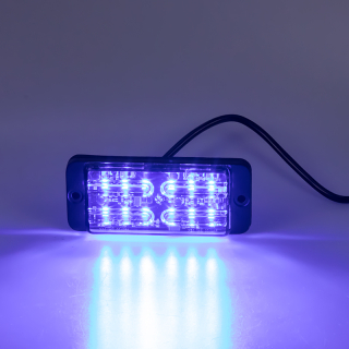 LINEAR LED dual 12x5W LED, 12-24V, modrý, ECE R65