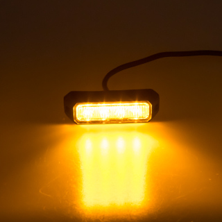 PREDATOR 4x3W LED, 12-24V, oranžový, ECE R65
