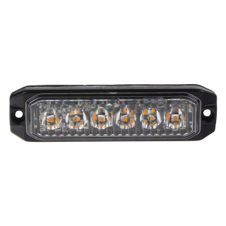 PROFI SLIM výstražné LED svetlo vonkajšie, oranžové, 12-24V, ECE R65