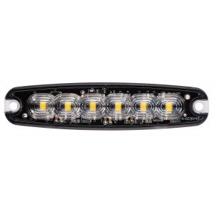 LED výstražné svietidlo 6x LED slim LW0038-2