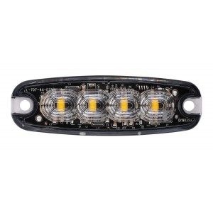 LED výstražné svietidlo 4x LED slim LW0037-2
