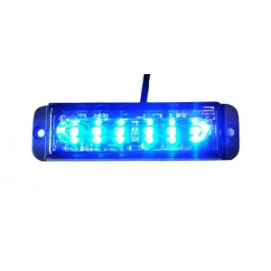 LED výstražné svietidlo 6 LED ECE R10 R65 LW0035