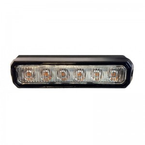 LED výstražné svietidlo 6xLED oranžové R65 R10 LW0032-ALR-1