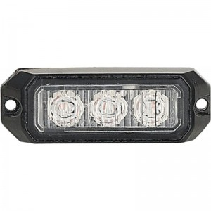 Výstražná lampa 3x LED oranžové R10 + 5m kábel LW0023-5M-1