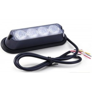 LED výstražné svietidlo 4x LED 1224V oranžové R65 R10 L2298-ALR