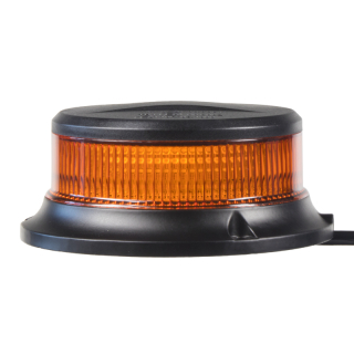 LED maják, 12-24V, 18x1W oranžový, pevná montáž, ECE R65 R10