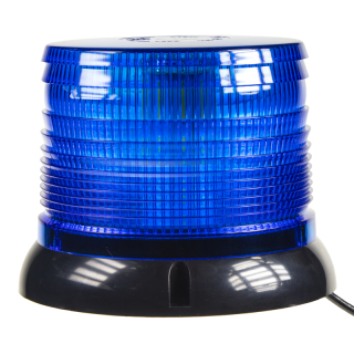 LED maják, 12-24V, modrý magnet, homologácia