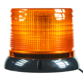 LED maják, 12-24V, oranžový magnet, homologácia
