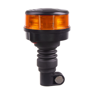 LED maják, 12-24V, 64x0,5W, oranžový, na držiak ECE R65 R10