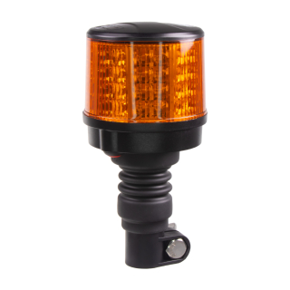 LED maják, 12-24V, 64x0,5W, oranžový, na držiak ECE R65 R10