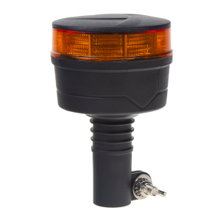 LED maják, 12-24V, 30x0,7W oranžový na držiak, ECE R65 R10