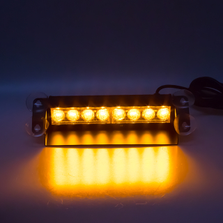 PREDATOR LED vnútorné, 8x3W, 12-24V, oranžové, 240mm