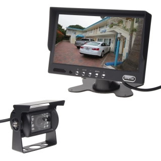 Parkovacia kamera s 7" monitorom