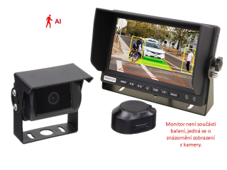 AHD 1080P kamera 4PIN, PAL s detekciou chodcov