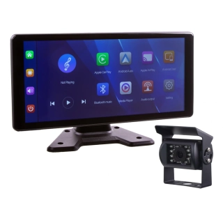 Set monitor 10,36" 1x 4PIN s Apple CarPlay, Android auto, Bluetooth, + kamera + 15m kábel