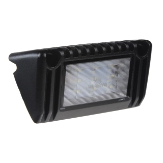 LED svetlo nástenné, 10-30V, 9x1W, čierne, 129x60x43mm