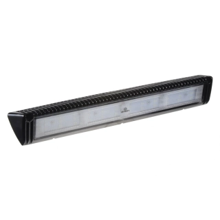 LED svetlo nástenné, 10-30V, 36x1W, čierne, 452x60x43mm