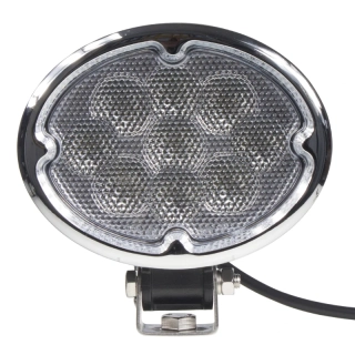 LED svetlo oválne, 9x3W, 147x150x73mm