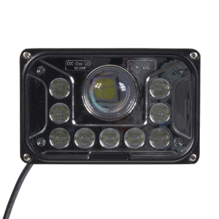 LED svetlo obdĺžnikové, 13x LED (42W), 165x107x90mm