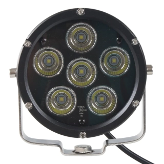 x LED svetlo guľaté, 6x10W, ø125mm, R112