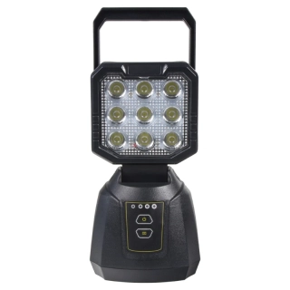 AKU LED svetlo s magnetom, powerbanka, 9x3W, 263x110mm