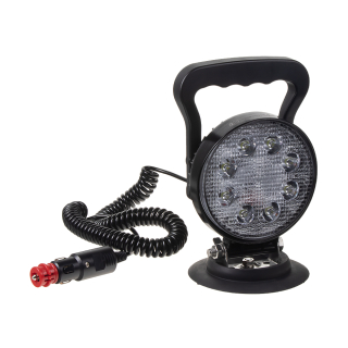 LED svetlo guľaté, 8x3W, ø115mm, magnet, ECE R10