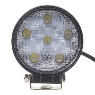 LED svetlo guľaté, 6x3W, ø128mm, ECE R10