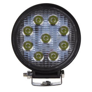LED svetlo guľaté, 9x3W, ECE R10