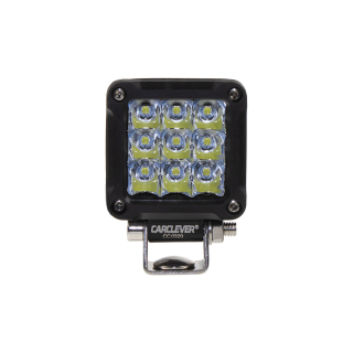LED svetlo mini štvorcové, 9x1,3W, 50,8x50,8mm, ECE R10