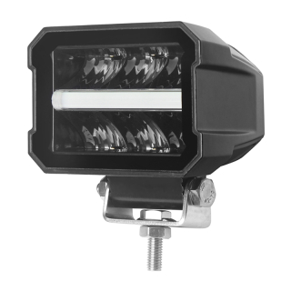 LED svetlo obdĺžnikové s pozičným/oranž. svetlom, 6x5W, ECE R10, R149