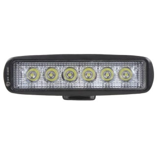 LED svetlo obdĺžnikové, 6x3W, 160x45x63mm, ECE R10