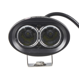 LED svetlo oválne, 2x10W, 98x76x75mm, ECE R10