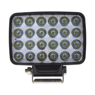 LED svetlo obdĺžnikové, 24x3W, 154x145x56mm, ECE R10
